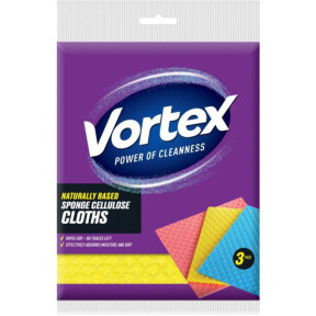 Губчасті серветки Vortex Sponge Cloths, 3 шт